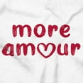 thumbnail image 2 of Valentine's Day More Amour Heart Womens Slim Fit Graphic Tee Brisco Brands S, 2 of 5