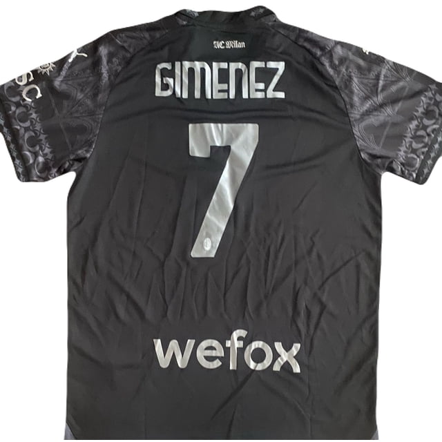 Jersey Santi Gimenez 7 Club Ed Especial Pleasures Black Talla XL