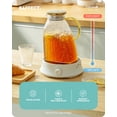 thumbnail image 2 of Jarra de agua Baffect Glass de 1,8 L con tapa y asa para nevera, 2 of 7