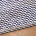 thumbnail image 5 of Addison Rugs Dream Shag Premium Machine Washable Transitional Houndstooth Navy Rectangle Rug, 8' x 10', 5 of 8