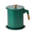 thumbnail image 1 of Grease Household Mesh Oil Filter Tank with Lid Large Capacity Grease Container Oil Storage Pot, 1 of 8