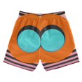 thumbnail image 7 of FORMRS Boys Swim Trunks Quick Dry Mesh Liner Boardshorts Sizes XS-XL, Orange Circle, 7 of 7