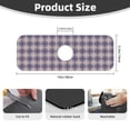 thumbnail image 2 of Sikiie Heart Check Plaid Splash Guard for Sink Faucet-1 PC Super Absorbent Fast Drying Mat Sink Gadgets-Splash Guard for Kitchen, Sink Mat, 2 of 7