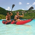 thumbnail image 3 of Goplus Ensemble de Kayak Gonflable Portable pour 2 Personnes avec Rames en Aluminium, Siège Rembourré en EVA, Rouge, 3 of 10