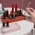 thumbnail image 6 of Lipstick Storage Box - 8/18/28 Grids, Large Capacity, Silicone, Lipstick Rack, Makeup Brush Holder, Household Supplies, 6 of 8