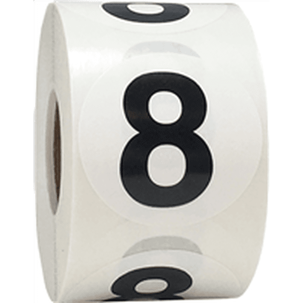 Black Number 8 Circle Stickers 1 5 Inches Round 500 Pack Walmart black-number-8-circle-stickers-1-5-inches-round-500-pack-walmart