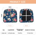 thumbnail image 3 of Pioneer Flower Seat Covers for Dining Room Chairs Set Of 6,Stretch Printed Washable Chair Seat Cover with Elastic Ties and Button,Removable Waterproof Couch Cushion Covers, 3 of 6