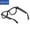 Black, variant on Domars Open Ear Smart Glasses with Camera, Bluetooth Audio & AI Translation, Wearable Eyewear for Travel Work Daily Life