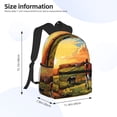 thumbnail image 2 of Fotbe Oil Painting Style Pasture Cow Mochila Ligera Casual para Laptop para Hombres y Mujeres, Mochila Impermeable de Uso Diario, Mochila para Universidad, 2 of 6