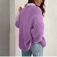 thumbnail image 6 of Womens Sweaters Fall Oversized Chunky Knitted Pullover Sweater Casual Long Sleeve Crewneck Cute Sweaters M, 6 of 8