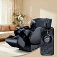 thumbnail image 5 of BOSSCARE Zero Gravity Shiatsu Full Body SL Track Massage Chair, with Heating, APP Control, Black, 5 of 10