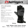 thumbnail image 5 of HOTFINGERS Men's Stellar Snow Sports Gloves, Color: Dark Gray/Black, Size: S, 5 of 6