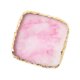 thumbnail image 2 of Resina Nail Art Plate Palette Ágata Textura Smooth Square Makeup Palette Multifuncional Portable Golden Edge Nail Art Display Holder Para Mujeres Pintura Artesanía Advancent CE003184-02, 2 of 7