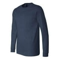 thumbnail image 3 of Unisex Jersey Long-Sleeve T-Shirt HEATHER NAVY XL, 3 of 4
