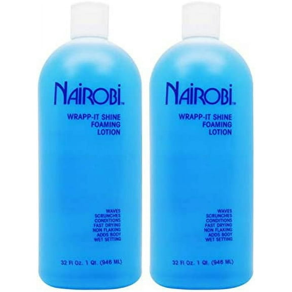 Nairobi Wrapp-It Shine Foaming Lotion 32oz (Pack of 2)