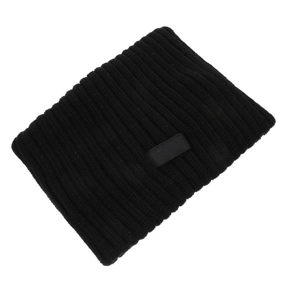 ETHZZLE 1Pc Black Woven Hairband Stretchy Cotton Rope Wide Elastic Head Decor for Daily Wear