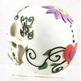 thumbnail image 3 of White Floral Sunny Day of the Dead Skull Resin Figurine Skeleton Dia De Muertos, 3 of 4