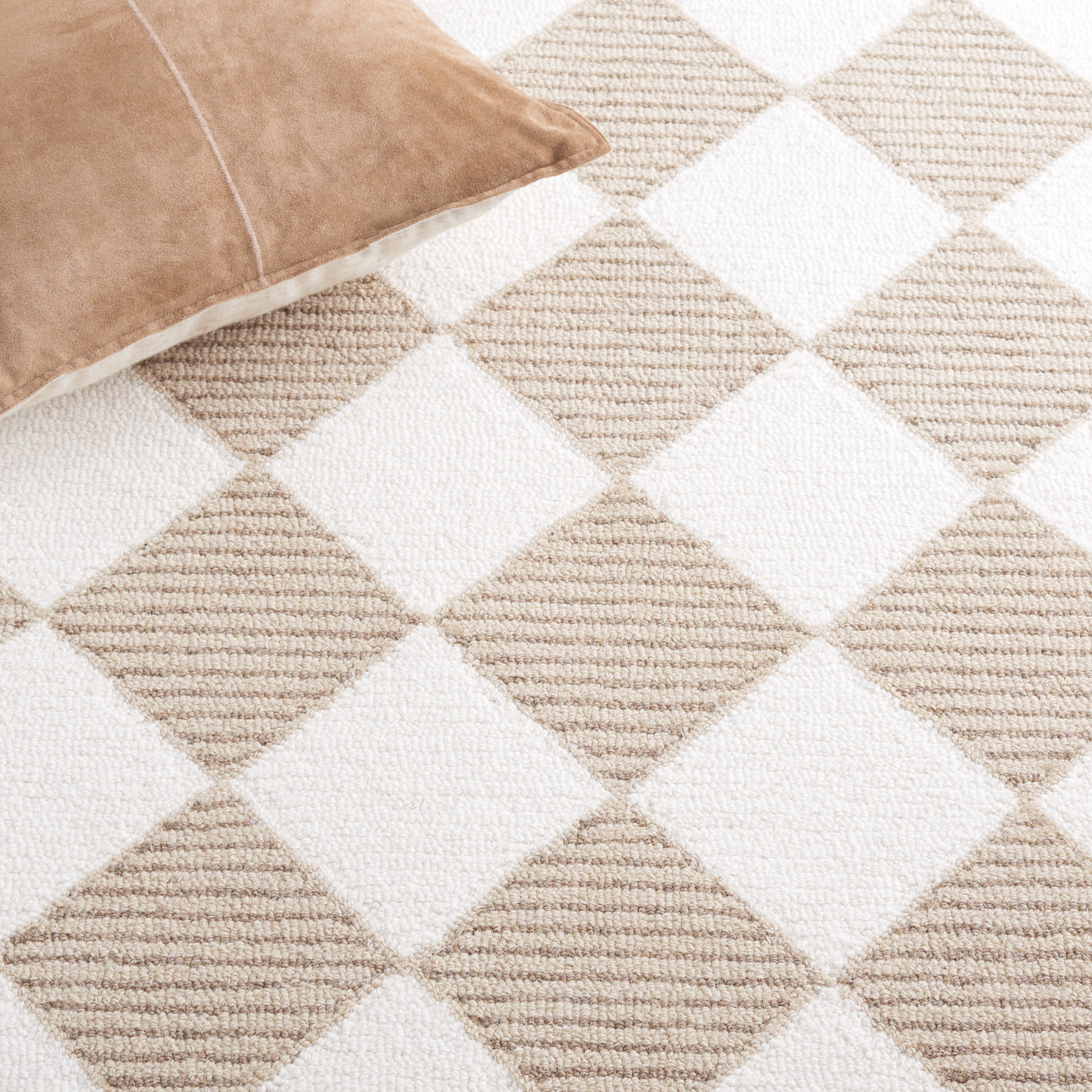SAFAVIEH Martha Stewart Micro Loop Area Rug, Natural/Beige, 4' x 6'