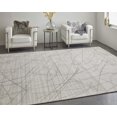 thumbnail image 4 of 9' X 12' Gray and Ivory Abstract Hand Woven Area Rug, 4 of 5