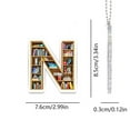 thumbnail image 2 of Porte-clés en Acrylique 26 Lettres pour Livres, 2 of 3