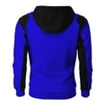 thumbnail image 4 of Vedolay Mens Sweatshirts Tracksuit Zipper Hoodie Coat Zip Up Sweater Blue,M, 4 of 4
