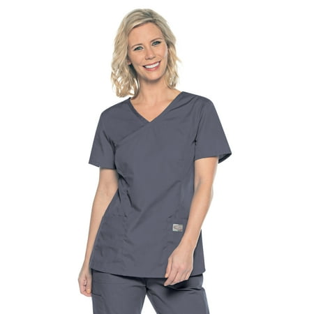 Landau Women's Scrub Zone Modern Tailored Fit Breathable Fade Resistant 2 Pockets Pull Over Tunic Scrub, Style 70228