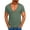 Green, variant on Mens Deep V-Neck T-Shirts Waffle Knit Short Sleeve Slim Fit Low Cut Tank Tops Casual Gym Athletic Base Layer Shirt