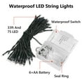 String Light with Remote and Timer 35ft Battery Operated Christmas