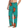 thumbnail image 6 of Gukieu Colorful Crab Print Men's Home Trousers, Elastic Drawstring Home Pajamas Clothing Suitable for Adult Men-Medium, 6 of 6