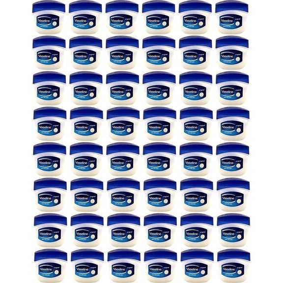 Vaseline Original Pure Skin Jelly, .25 Ounces, Counter Display (48 Pieces)