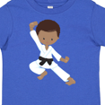 thumbnail image 4 of Inktastic African American Boy, Karate Boy, Kata, Black Belt Boys Toddler T-Shirt, 4 of 5