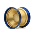 thumbnail image 3 of Yoyorecreation Chopsticks Gorilla Yo-Yo - Bi-Metal - Hirotaka Akiba Signature YoYo (Gold with Blue Rims), 3 of 3