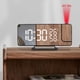 thumbnail image 4 of broadcast FM LED Reloj despertador inteligente digital Relojes de escritorio electrónicos USB, 4 of 9