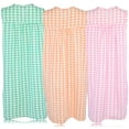 thumbnail image 4 of JEFFRICO 3 Pack House Dresses for Women with Pockets - Lightweight Breathable Sleeveless Muumuu & Nightgowns - Snap Front Housecoat and Dusters for Women, 4 of 4