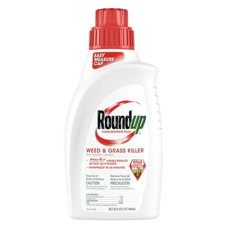 Roundup Weed and Grass Killer Concentrate Plus 32 oz.