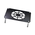 thumbnail image 4 of Base de enfriamiento para enrutadores, soporte para decodificador de TV, soporte portátil multifunción, estante de enfriamiento para enrutadores, para Negro, 4 of 8