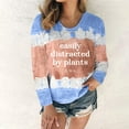thumbnail image 2 of TAIAOJING Womens Tunic Tops Spring Autumn T Shirt Crew Neck Long Sleeve Shirt Loose Fit Fall T-Shirt, 2 of 5