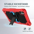 thumbnail image 5 of SOATUTO case for ApoloMedia EM101A/TWTNVOF EM101A/Digiland DL1050 10.1 inch Tablet with Shoulder Strap Hard Back Hybrid Shockproof Kids Friendly Case (Red/Black), 5 of 7