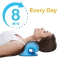 thumbnail image 4 of Lepai Neck Cloud Cervical Traction Neck Pain Relief Pillow - Blue, 4 of 5