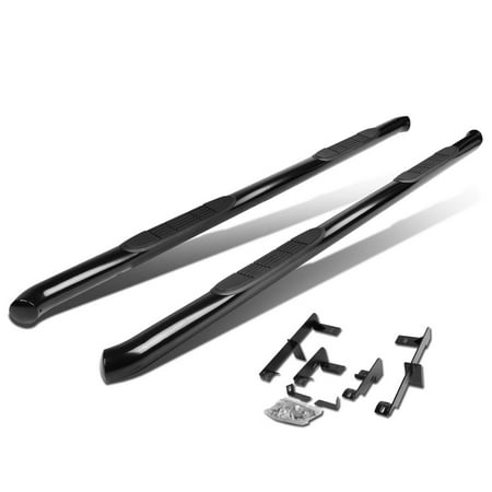 For 06-12 Toyota RAV4 Carbon Steel 3" Side Step Nerf Bar Running Board Left+Right 07 08 09 10 11