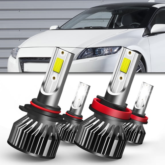 QIPEIZSP For Honda HRV 2019-2022 4x Combo LED Headlight Bulbs,9005 High Beam   H11 Low Beam