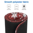 thumbnail image 3 of Long Mouse Pads for Desk,Red Christmas Snowflake Pattern Desk Mats on Top Of Desks, Desk Mouse Pad Extra Large with 3mm Non-Slip Base and Stitched Edge for Gaming,Office,Work,Home 47.3x23.6in, 3 of 5