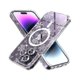 thumbnail image 1 of wonima11 Choiche Magnetic Case for iPhone 14 Pro Case Christmas, Women Clear Glitter Bling Sparkly Case, [3xDiamond Camera Lens Protectors] [2xTempered Glass Screen Protectors] (Glitter Snowflake), 1 of 1