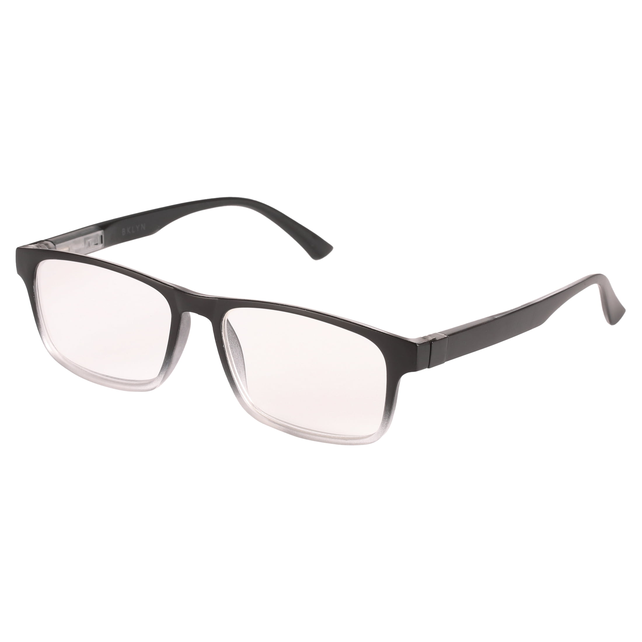 Bklyn, Nostrand +1.50, Adult, Mens, Plastic Reading Glasses & Pouches Value Pack , 2 Ea