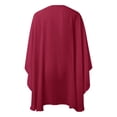 thumbnail image 4 of Chal de gasa para mujer: chal fino y transpirable de color liso, versátil como bufanda o accesorio para vestidos de noche, talla única, 4 of 5