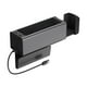 thumbnail image 2 of Organizador de espacio de asiento de gran capacidad de Metal con bolsillo lateral para asiento de coche USB para almacenamiento Interior de coche negro, 2 of 12