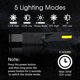 thumbnail image 3 of BRILLAR Potente linterna frontal LED recargable para actividades al aire libre, 3 of 5