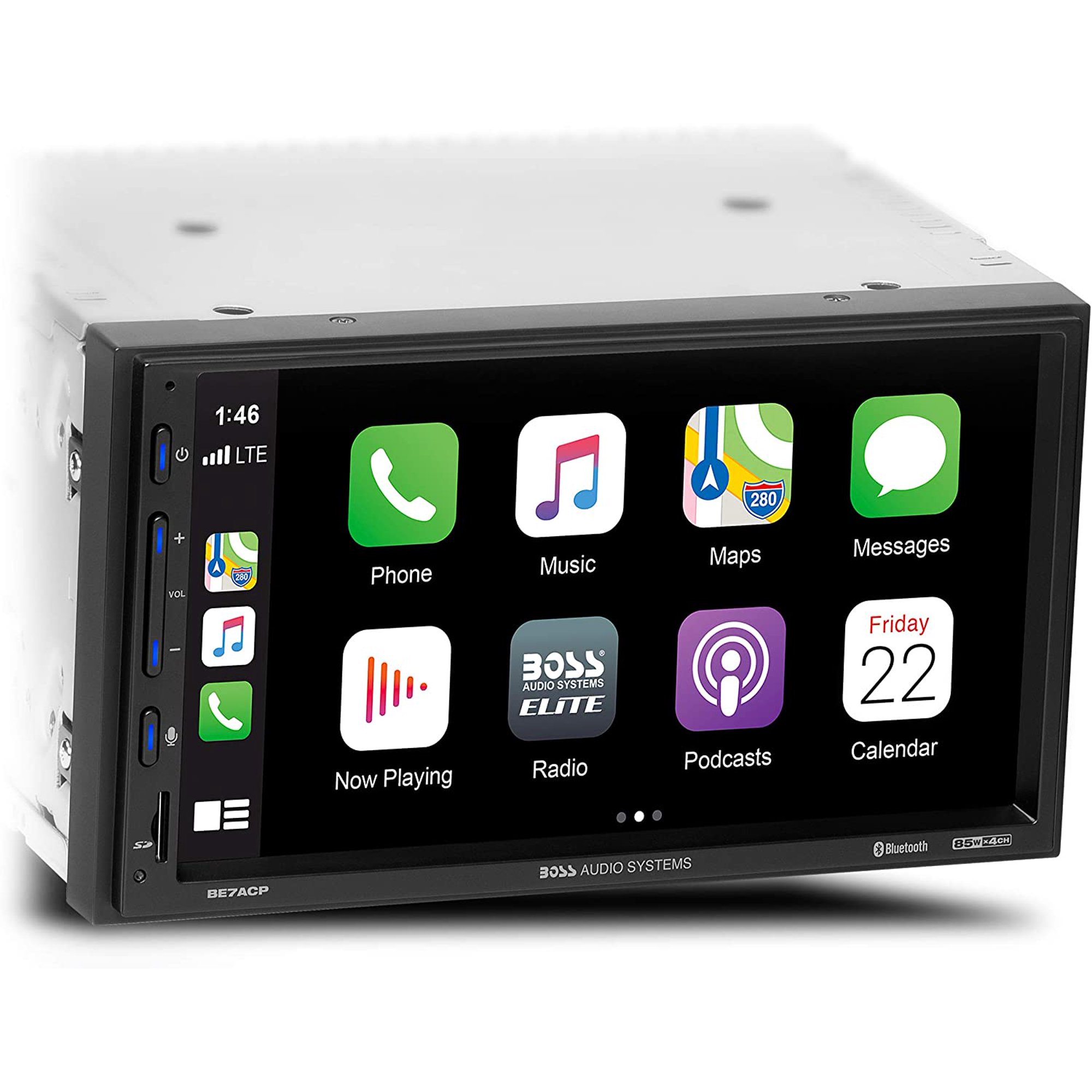 Boss Audio BE7ACP True Fit Double Din CarPlay & Android Auto with 7