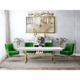 thumbnail image 4 of TOV Furniture Chaise d'Appoint Beatrix 19" Transitionnelle en Velours Vert, 4 of 7
