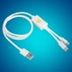 thumbnail image 5 of Cable de Ingeniería Nikou 2 en 1 Deep Flash para Xiaomi, 5 of 9